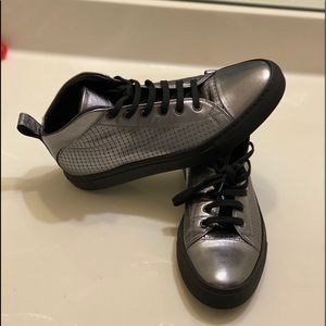 Angelo Burlinetto Perf Midtop Sneaker
